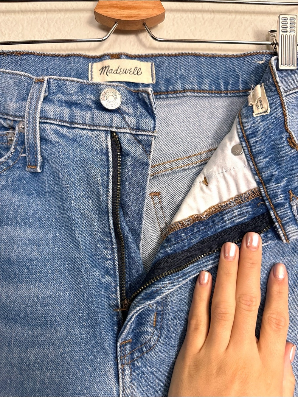 Madewell The Perfect Vintage Wide-Leg Crop Jean in Catlin Wash Size 27 - Picture 4 of 10